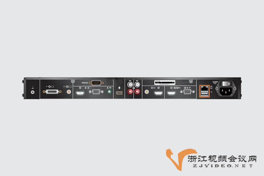 宝利通 Polycom RealPresence Group 550 高清视频会议终端设备 接口图