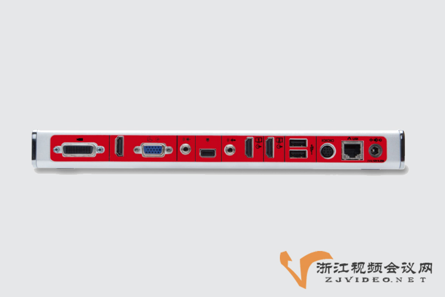 宝利通 Polycom RealPresence Group 300高清视频会议协作终端接口图