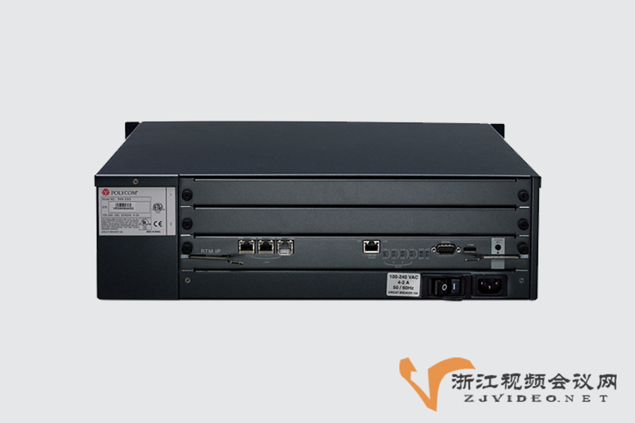 宝利通 Polycom RMX2000 多点控制器背面图