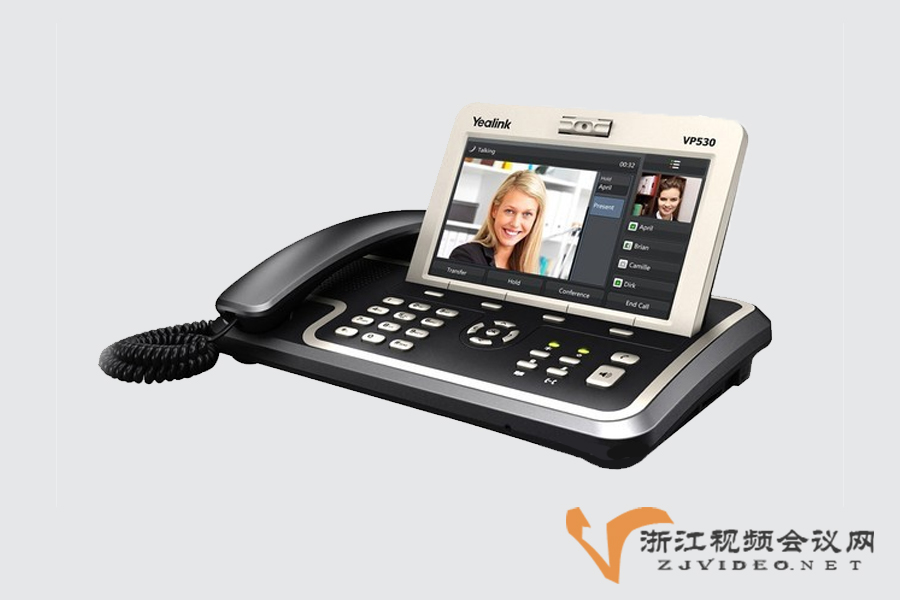 亿联（Yealink）VP530可视电话侧面图