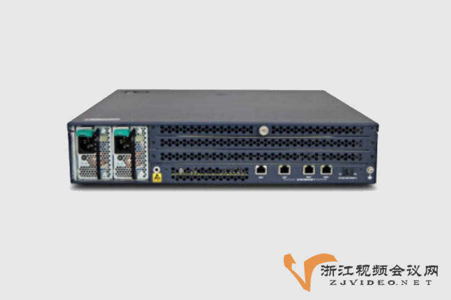 中兴 ZTE ZXV10 M900视频会议系统MCU服务器背面图