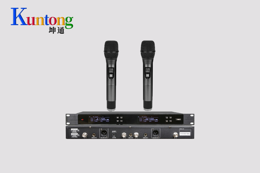 Kuntong坤通 KTM-HWM-U802T U段一拖二无线手持话筒彩页说明